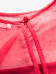 Red Mesh Dress (3-16yrs) - Image 7 of 7