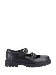 Hush Puppies Junior Ella Black Patent Shoes - Image 1 of 4