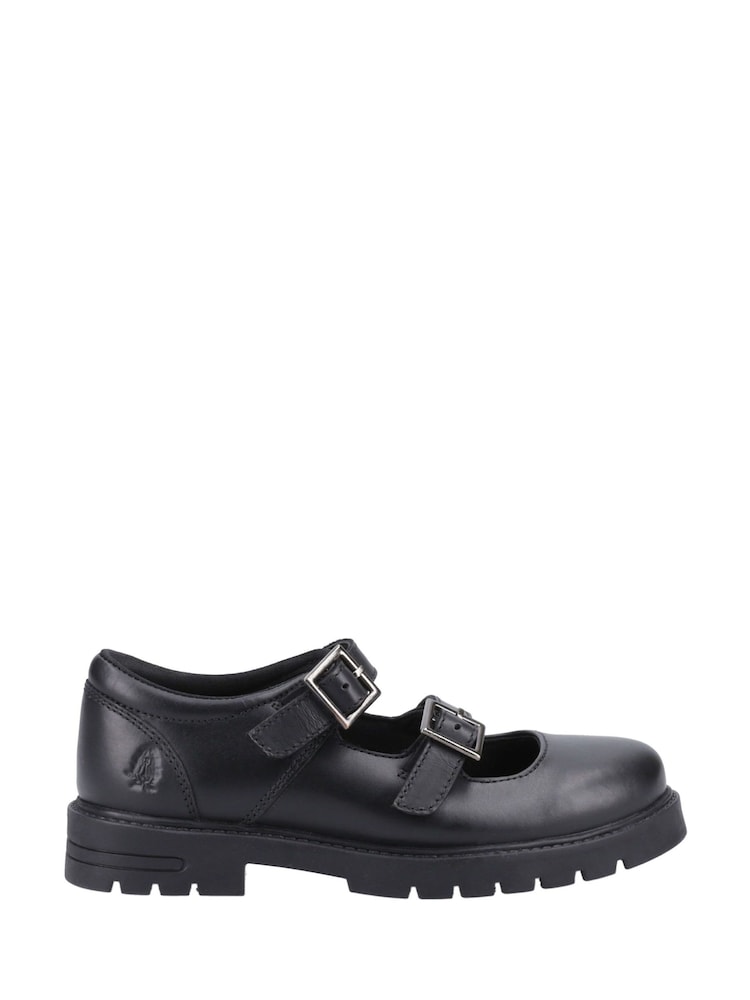 Hush Puppies Junior Ella Black Patent Shoes - Image 1 of 4