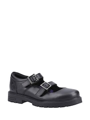 Hush Puppies Junior Ella Black Patent Shoes - Image 2 of 4