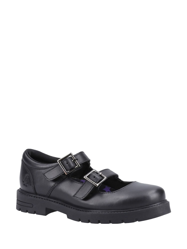 Hush Puppies Junior Ella Black Patent Shoes - Image 2 of 4