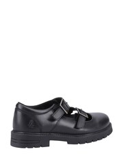 Hush Puppies Junior Ella Black Patent Shoes - Image 3 of 4