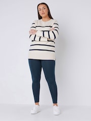 Evans Cotton Elastane Full Length Leggings - Image 3 of 3