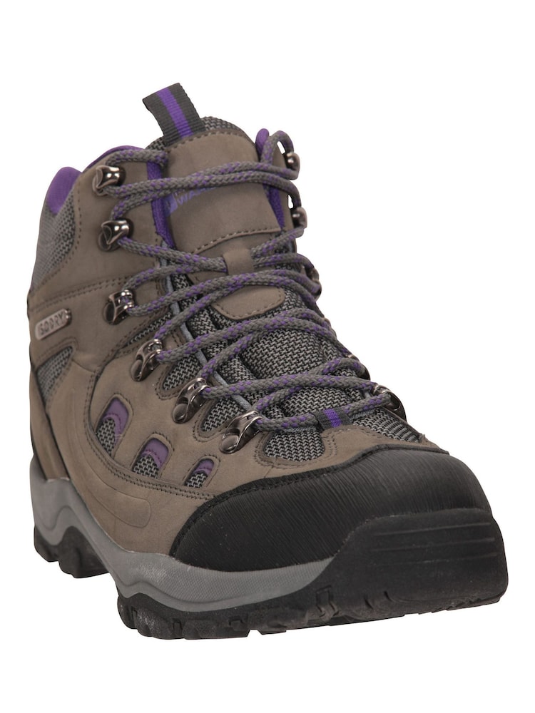 Mountain Warehouse Grey Chrome Adventurer Waterproof Boots - Image 2 of 5