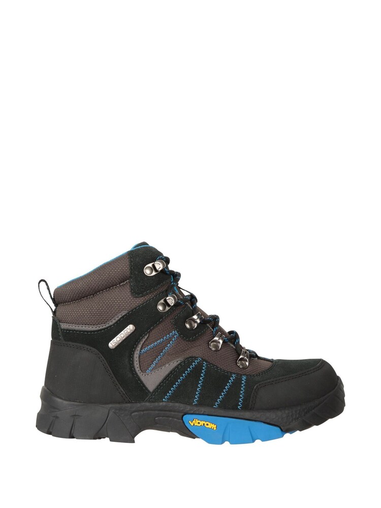 Mountain Warehouse Blue Youth Edinburgh Vibram Waterproof Walking Boots - Image 1 of 5
