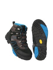 Mountain Warehouse Blue Youth Edinburgh Vibram Waterproof Walking Boots - Image 3 of 5