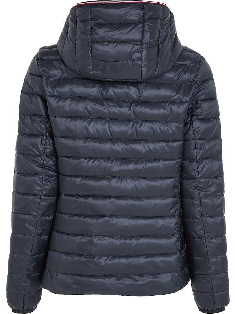 Tommy Hilfiger Dark Blue Down-Filled Hooded Zip-Thru Jacket - Image 5 of 7
