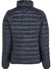 Tommy Hilfiger Dark Blue Down-Filled Hooded Zip-Thru Jacket - Image 6 of 7