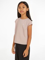 Calvin Klein Pink Seersucker Woven Top - Image 1 of 6