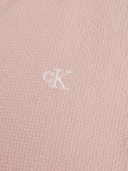 Calvin Klein Pink Seersucker Woven Top - Image 6 of 6