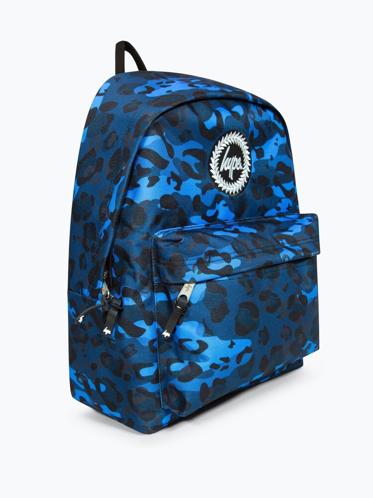 Hype. Blue Leopard Camo Backpack - Image 2 of 12