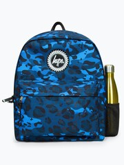 Hype. Blue Leopard Camo Backpack - Image 4 of 12