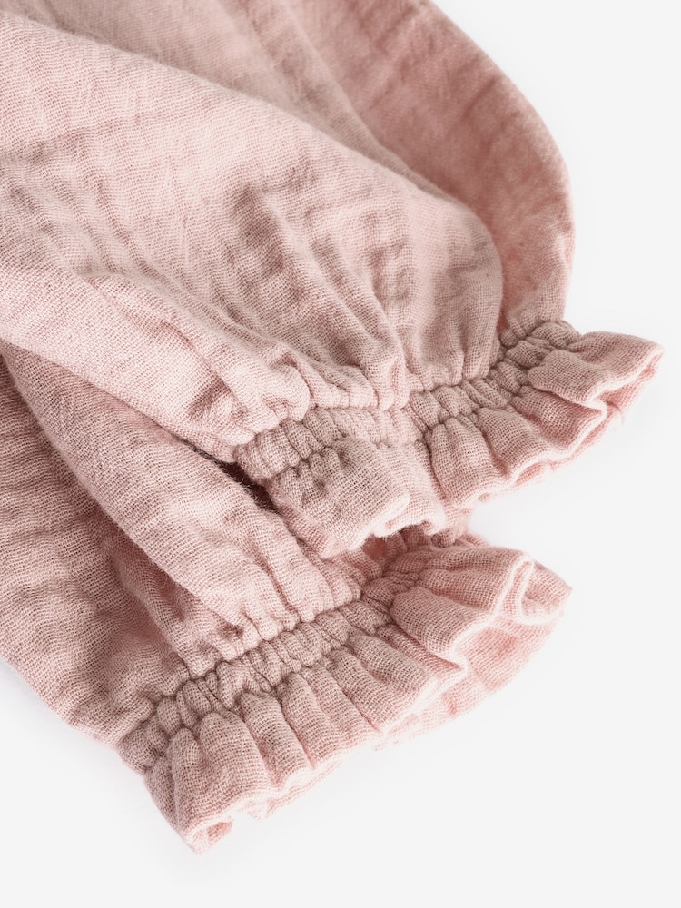 Pink 100% Cotton Blouse and Co-ord Trousers Set (3mths-8yrs) - Image 8 of 8