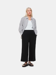 Whistles Black Petite Linen Pocket Trousers - Image 1 of 5