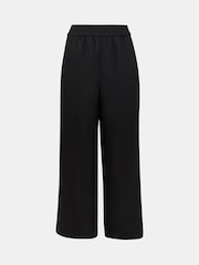 Whistles Black Petite Linen Pocket Trousers - Image 5 of 5