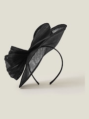 Accessorize Black Tia Bow Fascinator Hair Accessory - Image 1 of 3