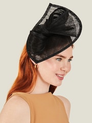 Accessorize Black Tia Bow Fascinator Hair Accessory - Image 3 of 3