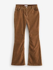 Brown Hourglass Cord Flared Trousers - Image 4 of 5