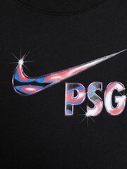 Nike Black PSG Swoosh Graphic T-Shirt - Image 5 of 6