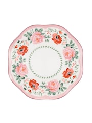 Cath Kidston Pink Archive Rose Set of 4 Dinner Plates - Image 2 of 3