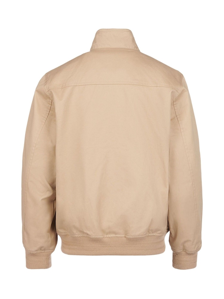 U.S. Polo Assn. Brown Boys 100% Cotton Twill Harrington Jacket - Image 8 of 8