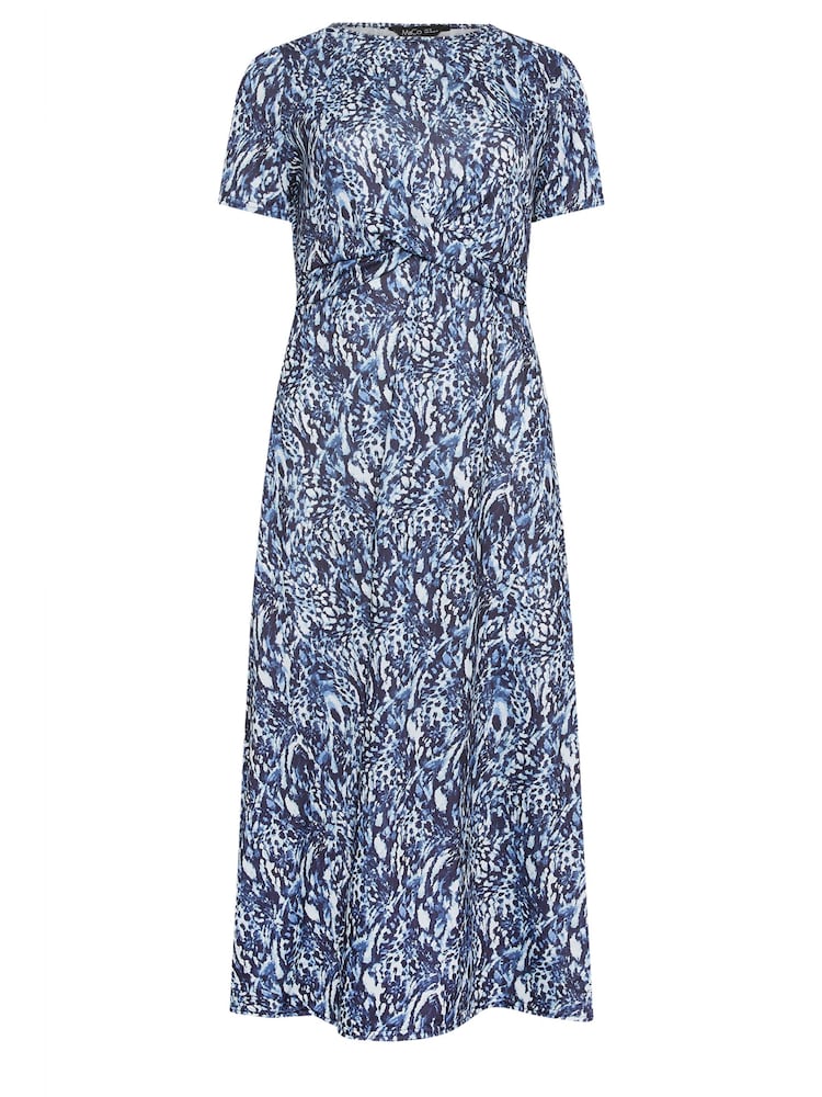 M&Co – kurzärmeliges Midikleid mit abstraktem Print - Bild 5 von 5 M&Co – kurzärmeliges Midikleid mit abstraktem Print - Bild 5 von 5