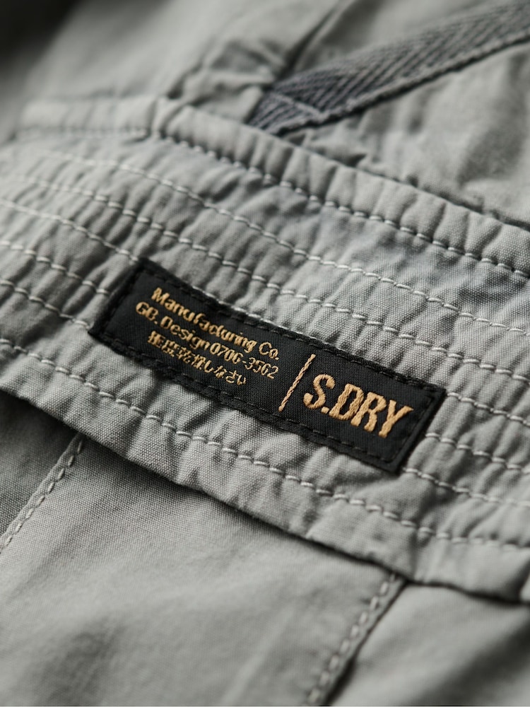 Superdry Grey 100% Cotton Utility Parachute Skirt - Image 7 of 7