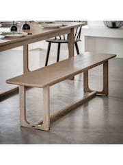 Gallery Home Brown Neston Dining Bench - Image 1 of 5