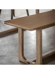 Gallery Home Brown Neston Dining Bench - Image 2 of 5