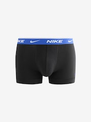 أسود - حزمة من 5 سراويل Boxer Trunks قطنية أساسية من Nike - صورة 4 من 6