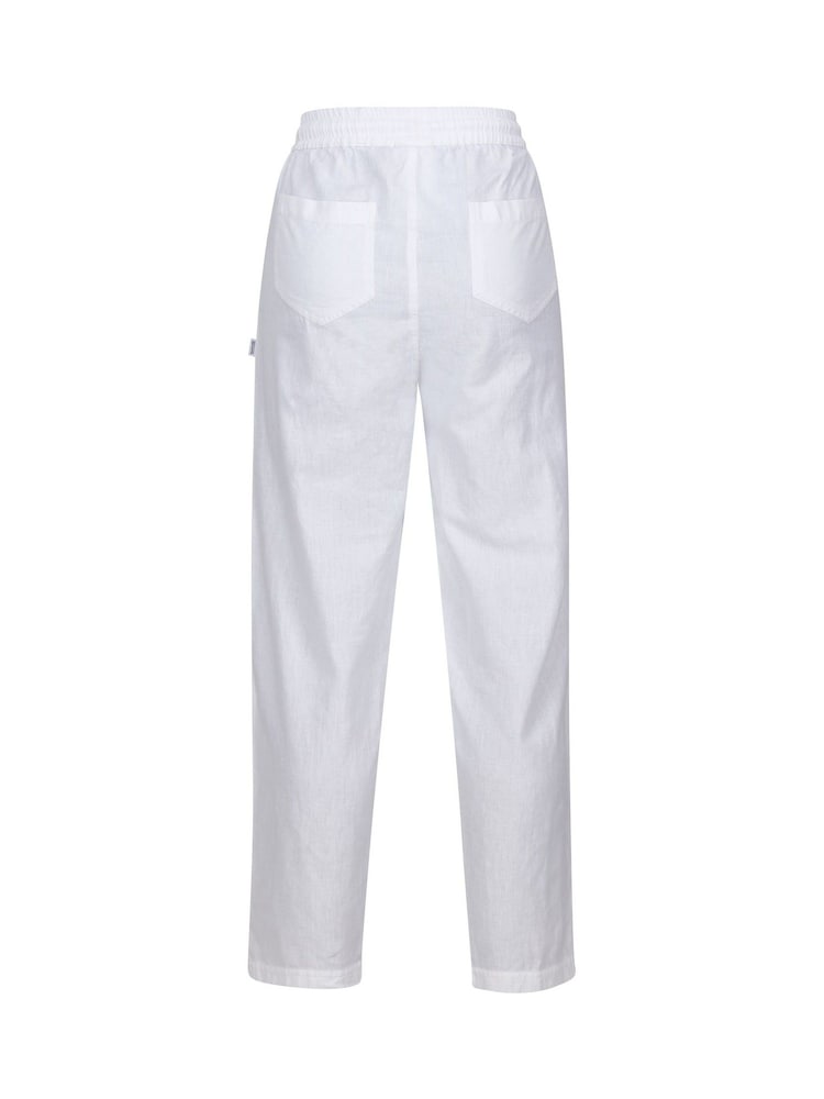 Regatta Cream Corso Linen Blend Trousers - Image 2 of 3