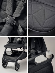 Silver Cross Black Clic Compact Pushchair and Footmuff Bundle - Image 3 of 6