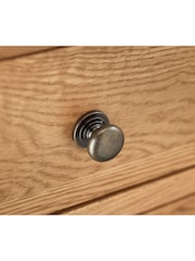 Julian Bowen Brown Marlborough Twin Pedestal Dressing Table - Image 5 of 5