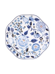 Cath Kidston Blue Strawberry Garden Set of 4 Pasta Bowls - Image 3 of 3