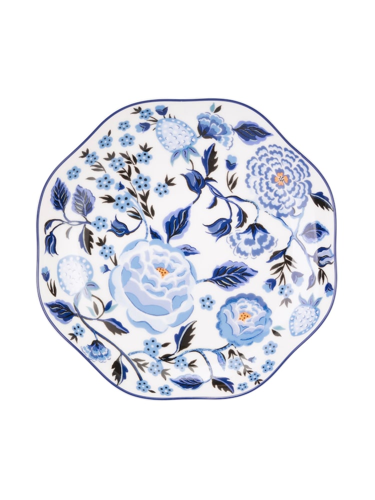 Cath Kidston Blue Strawberry Garden Set of 4 Pasta Bowls - Image 3 of 3