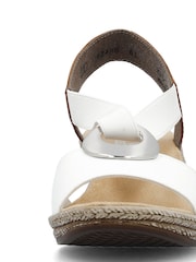 Rieker Womens Elastic Stretch Sandals - Image 5 of 10