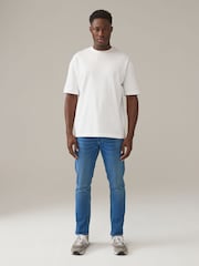 Blue Light Vintage Skinny Fit Comfort Stretch Jeans - Image 2 of 12