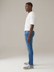 Blue Light Vintage Skinny Fit Comfort Stretch Jeans - Image 5 of 12