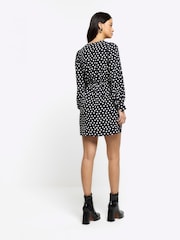 River Island Black Knot Detail Mini Dress - Image 3 of 6