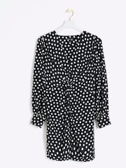 River Island Black Knot Detail Mini Dress - Image 5 of 6