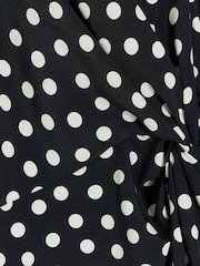River Island Black Knot Detail Mini Dress - Image 6 of 6