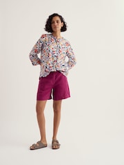 Seasalt Cornwall Pink Lowarth Shorts - Image 1 of 5