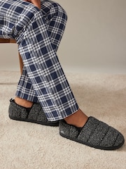 Grey Thinsulate Quilted Slippers - Image 1 of 7