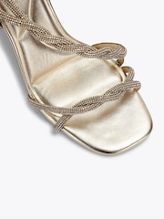 Carvela Gold Loopi Sandals - Image 4 of 4