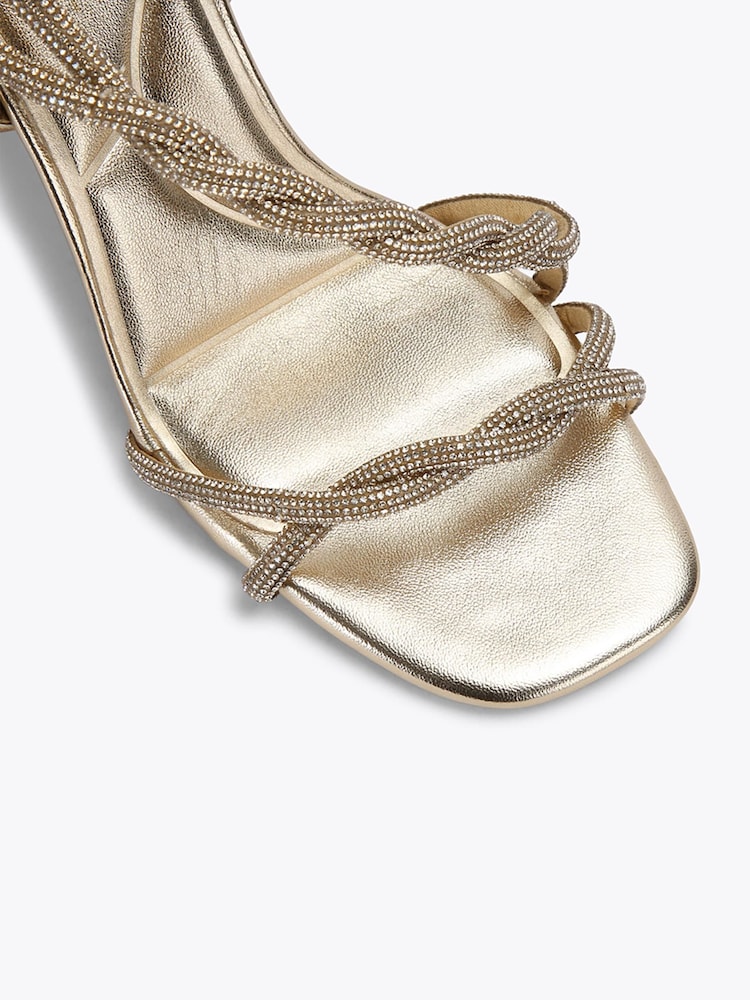Carvela Gold Loopi Sandals - Image 4 of 4