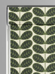 Orla Kiely Olive Green Botanica Stem Made to Measure 100% Cotton Roman Blind - Image 3 of 6