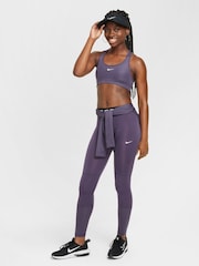 Пурпурный изюм - Nike бюстгальтер с логотипом-галочкой Dri-FIT - Изображение 3 из 7