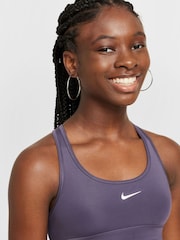 Пурпурный изюм - Nike бюстгальтер с логотипом-галочкой Dri-FIT - Изображение 4 из 7