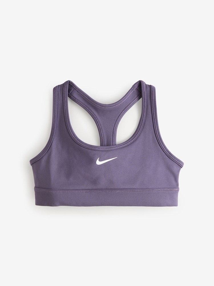 Пурпурный изюм - Nike бюстгальтер с логотипом-галочкой Dri-FIT - Изображение 7 из 7