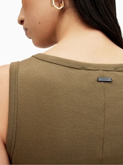 AllSaints Green Katarina Dress - Image 5 of 8
